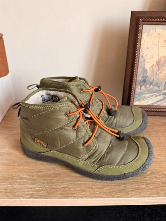 Keen Youth Green & Orange Howser II Chukka WP Boot 6