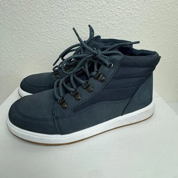 Boys' Damien Boots Navy Blue Size 6  BIG BOY Cat & Jack