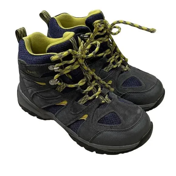 L.L.Bean Kids' Trail Model Hikers Green Gray Size 6