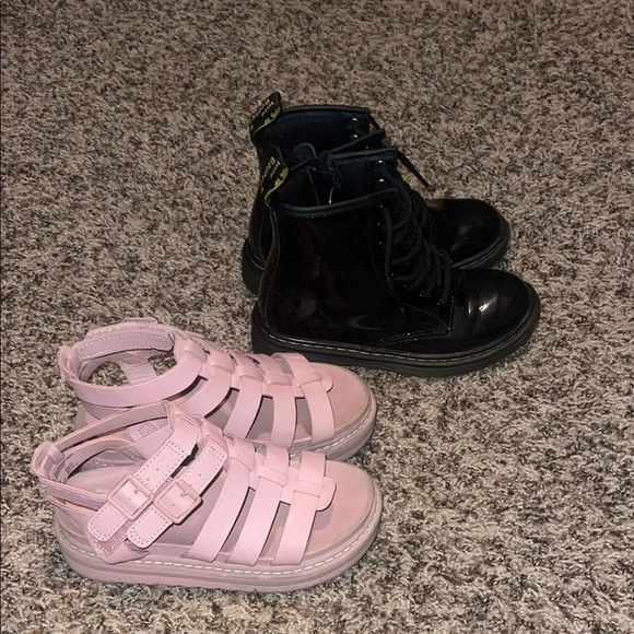 Doc martens boots and Madden sandals