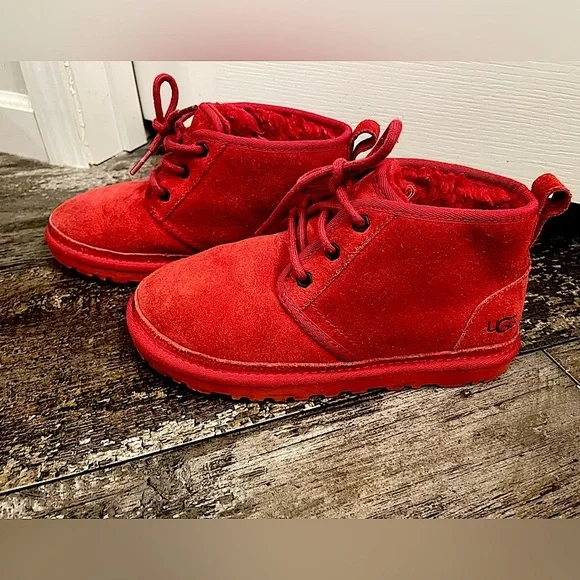 UGG Kids Vibrant Red Boots