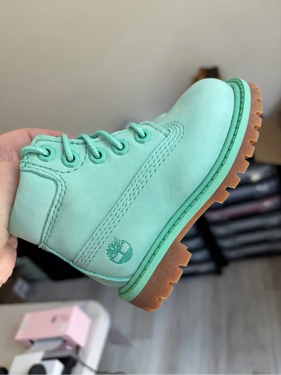 NEW Timberland 50th Anniversary Premium 6” Waterproof Boots Light Green Nubuck