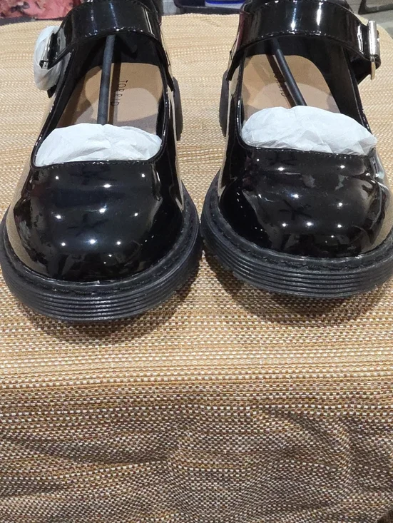 torrid Black Patent Mary Jane Flats with Buckle