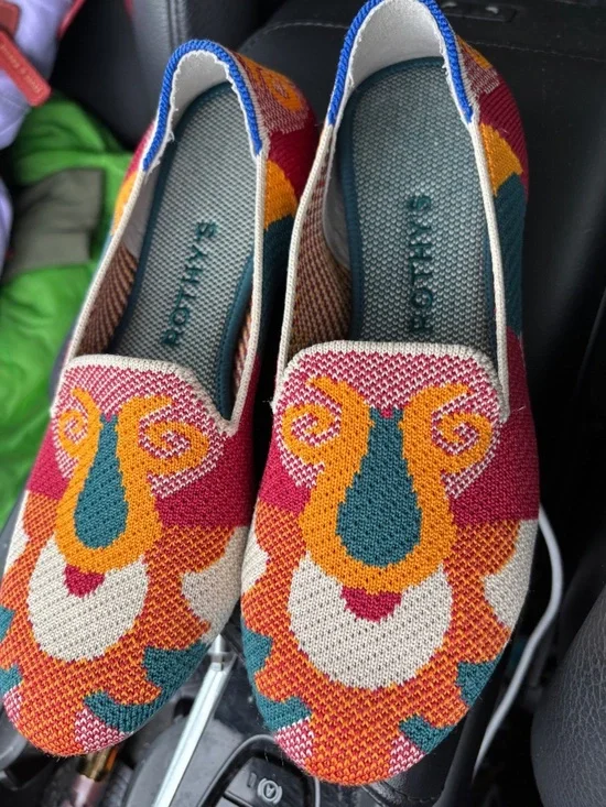 New Rothy's Retired Moroccan Amber Loafer Flat Size 6