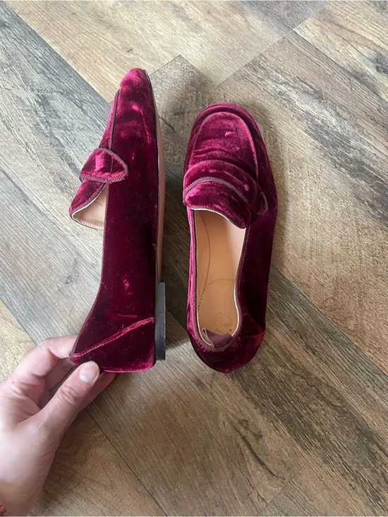 J CREW Velvet Penny Loafer