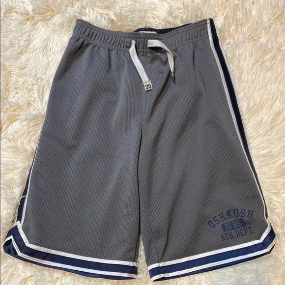 OshKosh B'gosh Gray Athletic Shorts‎ with Drawstring Waistband
