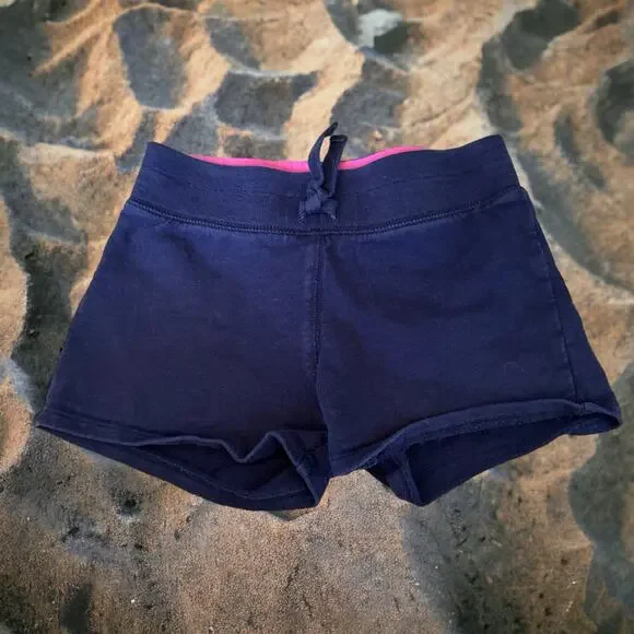 OshKosh B'Gosh Girls Shorts Sz 6 Navy‎ Blue Knit Shorts