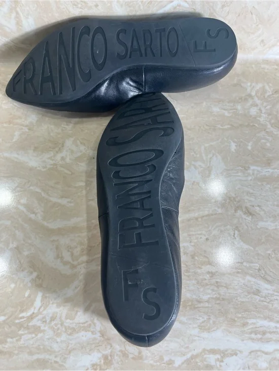 Franco Sarto Hazeline Pointed Toe Leather Flats Women’s size 9M