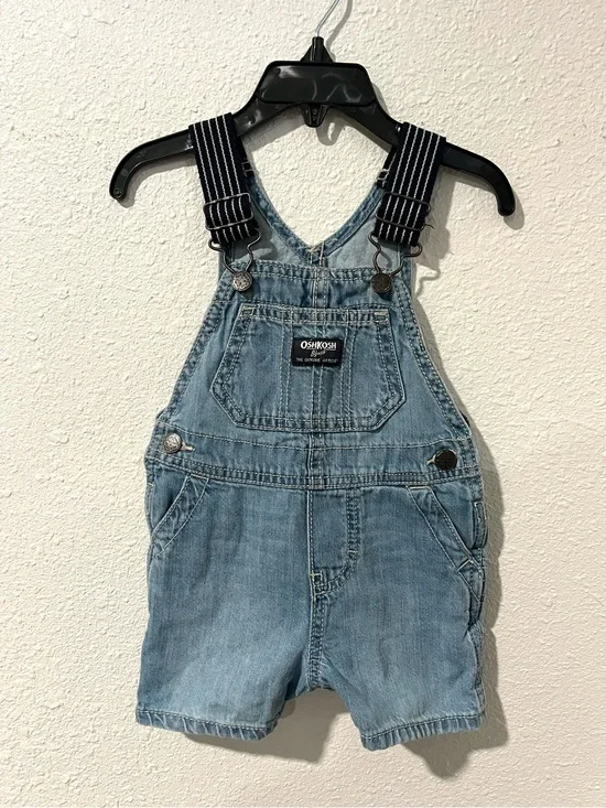 OshKosh B’Gosh Baby Denim Shortalls Size 9M