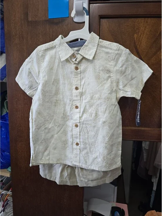 5t brand new oshkosh, shorts, outfit set item 12G7