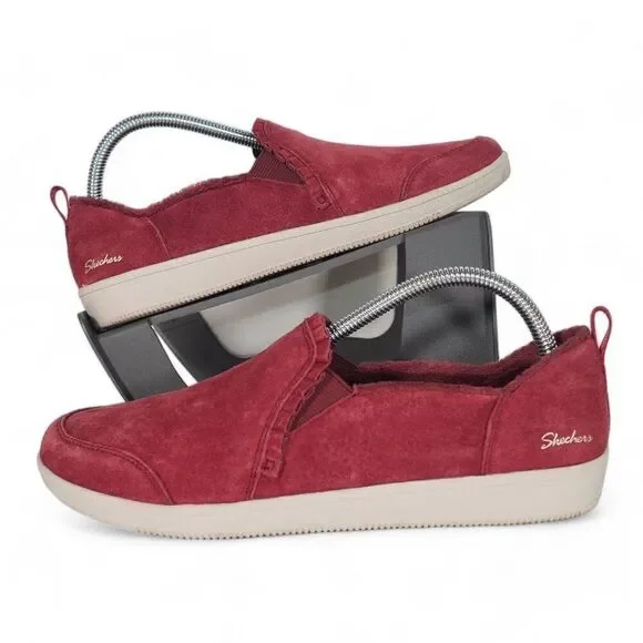 Skechers Active‎ Avenue Suede Slip-on Comfort Sneakers 27119 Women's 9.5