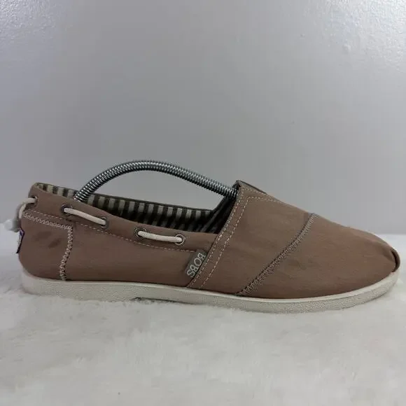 BOBS from Skechers Slip-On Shoes – Women’s Size 12 – Brown/Taupe – Memory Foam