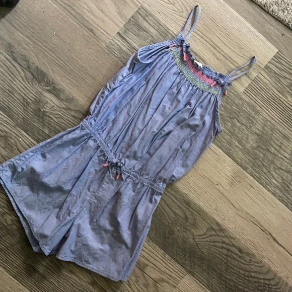 Osh Kosh‎ girls short romper denim blue size 14