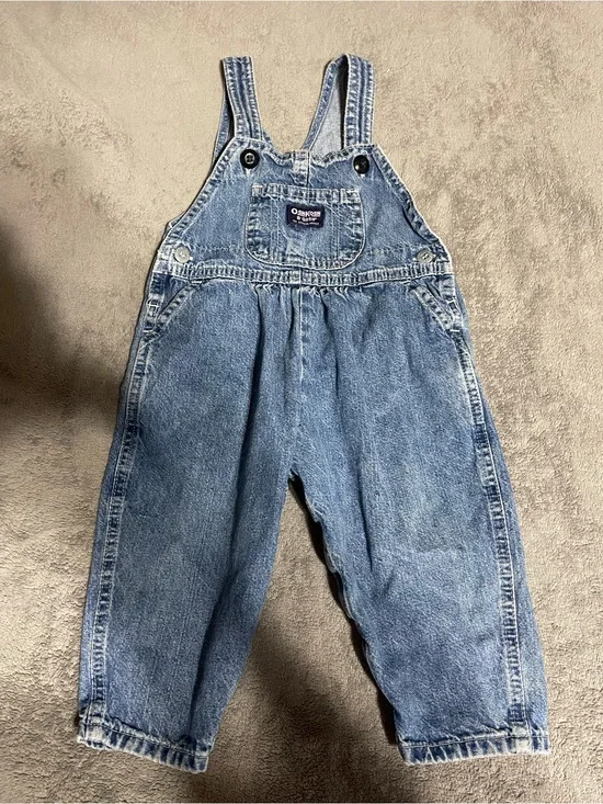 OshKosh B'gosh vintage Light‎ Blue Denim Overalls