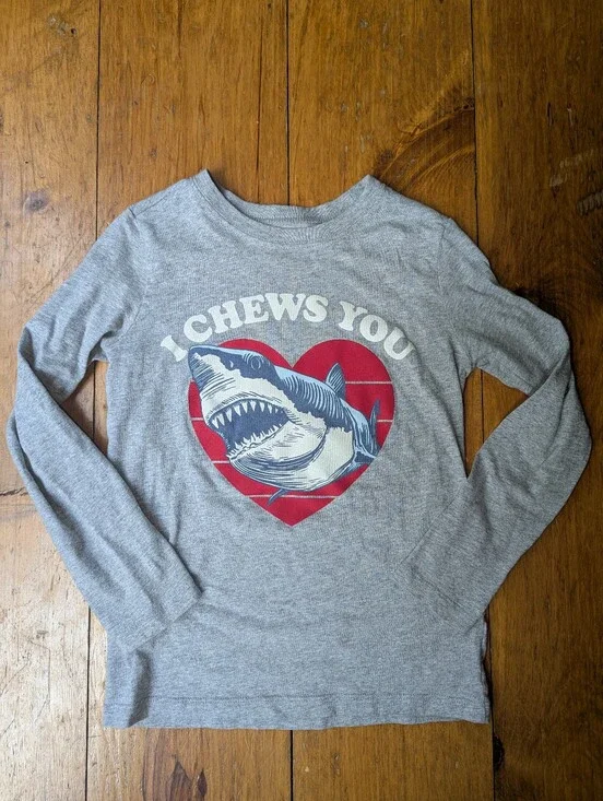 Valentine's Day Shark Shirt 