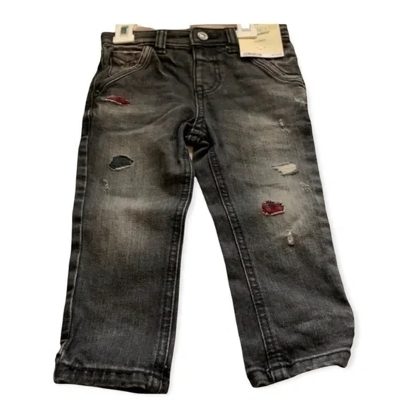 Oshkosh B’gosh Distressed Skinny Adjustable Jeans