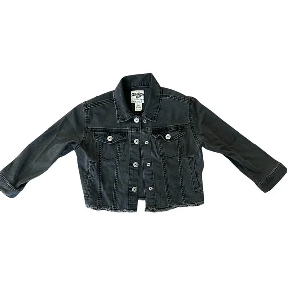 OshKosh Bigosh | Raw Hem Denim Jacket