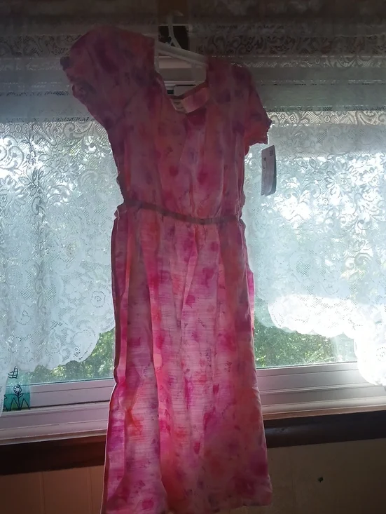 OshKosh B'gosh Pink and Coral Tie-Dye Dress