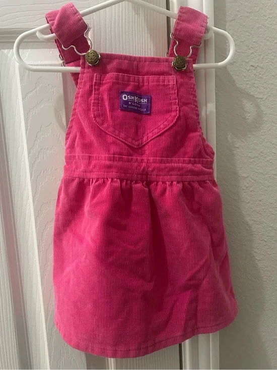 VINTAGE OshKosh B'gosh PINK corduroy Dress 2T