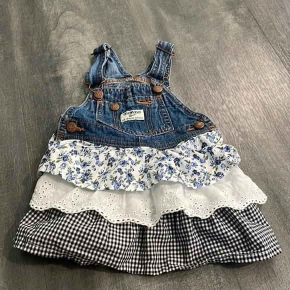 OshKosh B'gosh Adorable Overall Dress 18 months