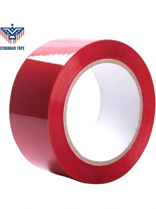 Red Carton Sealing Tape, Packing Tape, 2