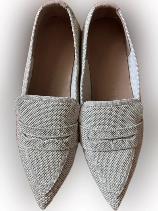 Aerosoles Women's Cream Knit Pointed-Toe Loafers