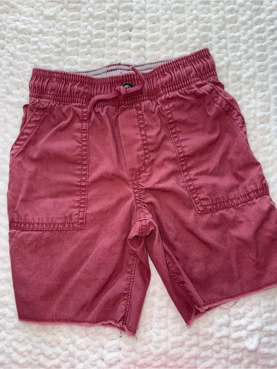 OshKosh B'gosh Burgundy Red Pull-On Shorts