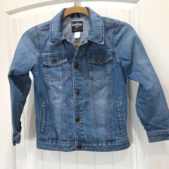 OSHKOSH Kids Classic Denim Jacket, Size 10