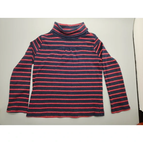 Vintage 90s OshKosh Turtleneck Long Sleeve Stripe Gold Toddler 4T Girls
