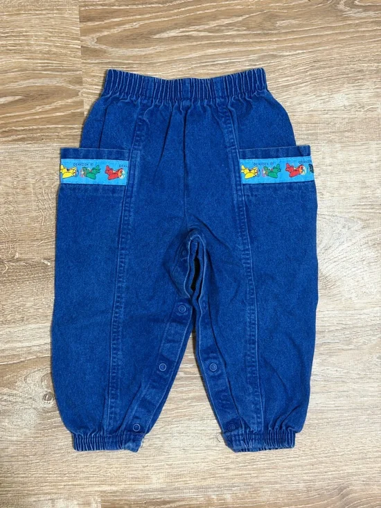 Vintage 80’s/90’s OshKosh B’gosh Airplane Pants 24M