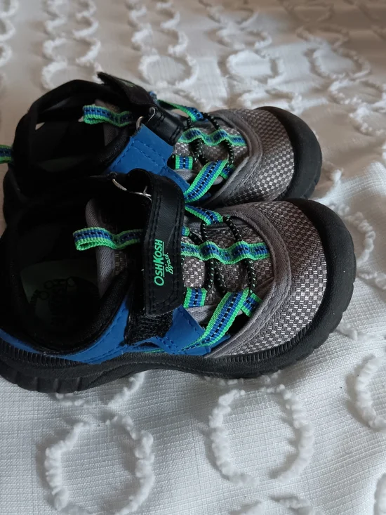 OshKosh B'gosh Gray, Blue & Green Toddler Athletic Sneakers