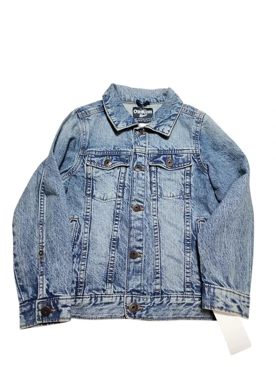 Oshkosh B'gosh Button Down Denim Jacket Nwt Size 7