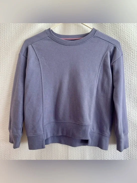 OshKosh B’gosh Girls Periwinkle Blue Crewneck Sweatshirt Size 10 10A Cozy Soft