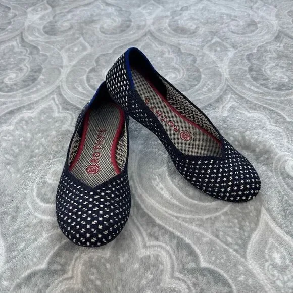Rothy’s Maritime Honeycomb Flat 6