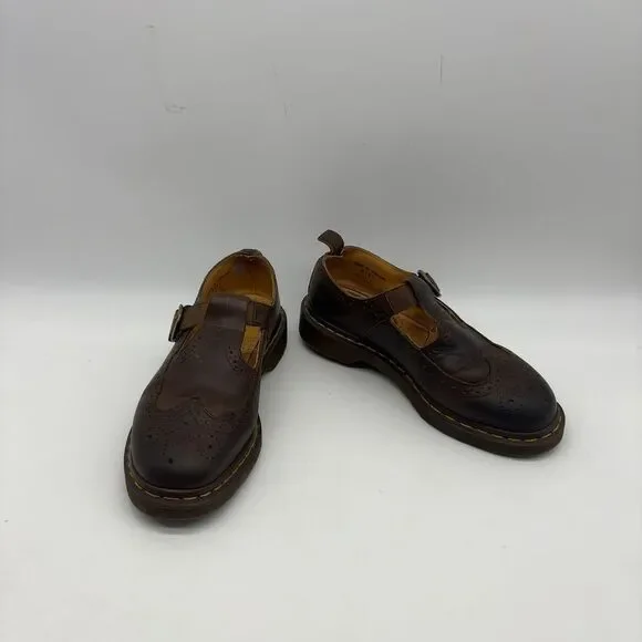 Dr. Martens Leather Mary Jane Shoes
