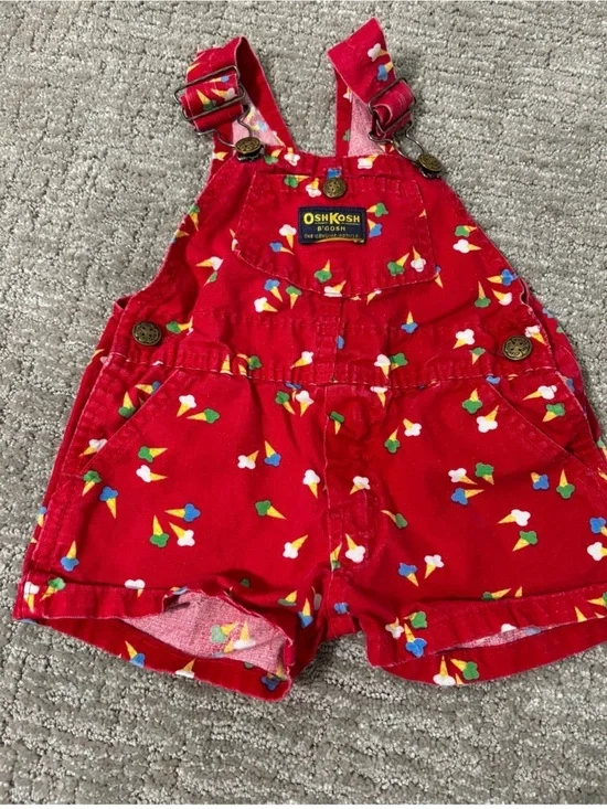 OshKosh B'gosh Bright Red overalls