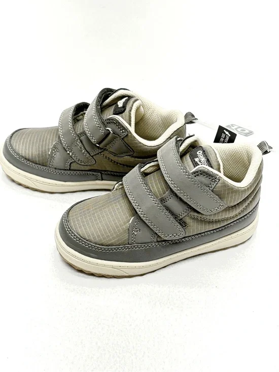 OshKosh Franki High Top Sneakers Kids 10 Gray Double Strap NWT