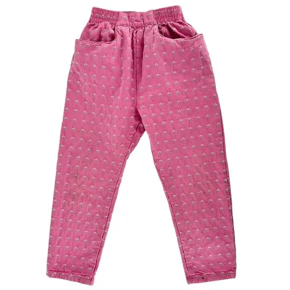 90s Osh Kosh B’Gosh Pink Floral Pants 1990s Vintage