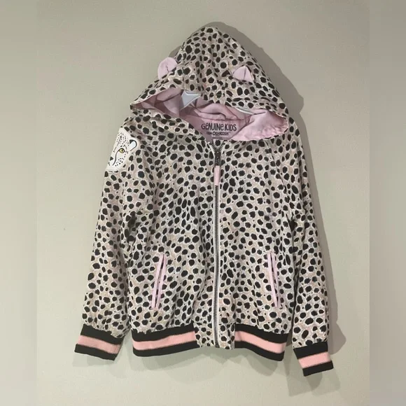 🌼🌼OSH KOSH Girl’s Silky Polyester Lined Pockets Hoodie, 5T