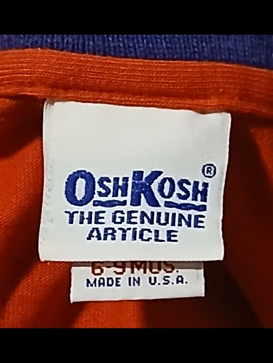 OshKosh Vintage Boys 6-9 Months Top