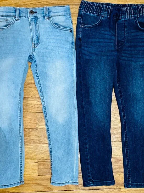 2 Pr Oshkosh B'Gosh Boys Jeans Sz 6 - EUC