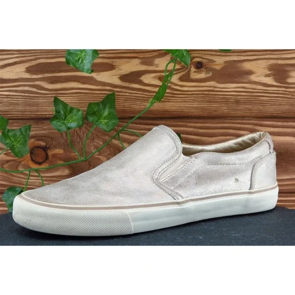 G.H. Bass & Co.‎ Size 5.5 M Champagne Round Toe Flats Synthetic Women