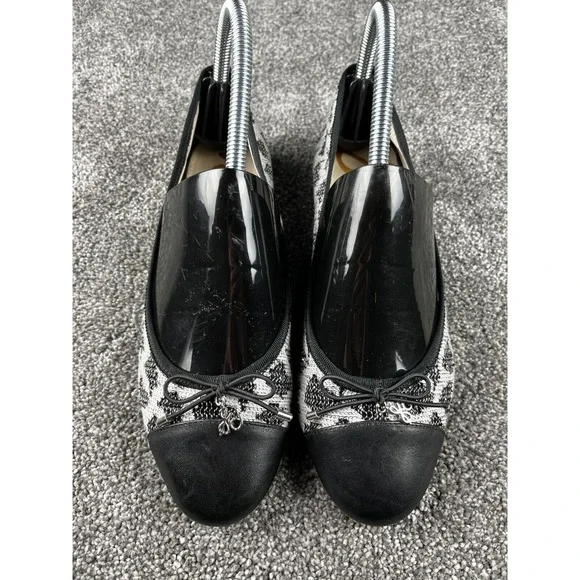 Sam Edelman Sara Women's Black Multi Ballet Flat‎ Sz 7M