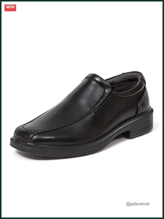 Boys Slip On Dress Loafers Formal School Uniform Shoes