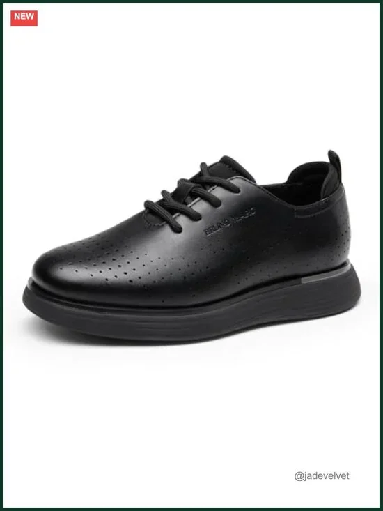 Boys Dress Sneakers Oxfords Lace-Up Faux Leather Non-Slip Arch Support Padded