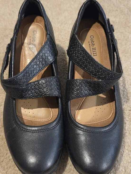 Cobb Hill by New Balance Black Mary Jane Comfort Shoes