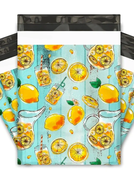 25 Lemonade Stand Summer Polymailers 10x13 | Shipping Bags | Boutique Packaging