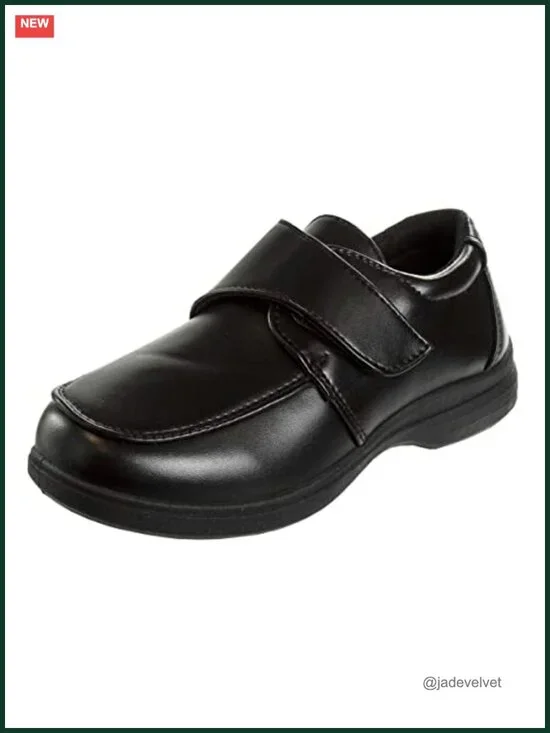 Boys Oxford School Uniform Loafer Dress Shoe Slip-On Faux-Leather