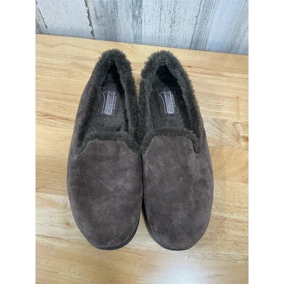 Skechers GO STEP Velvety Womens Slip-On Shoes Chocolate Brown Size 10 Cozy