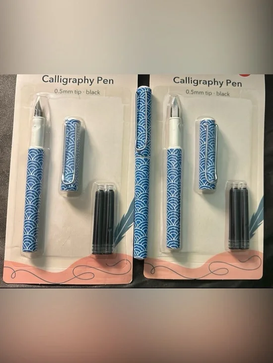 3 starter fountain pens <EF>
